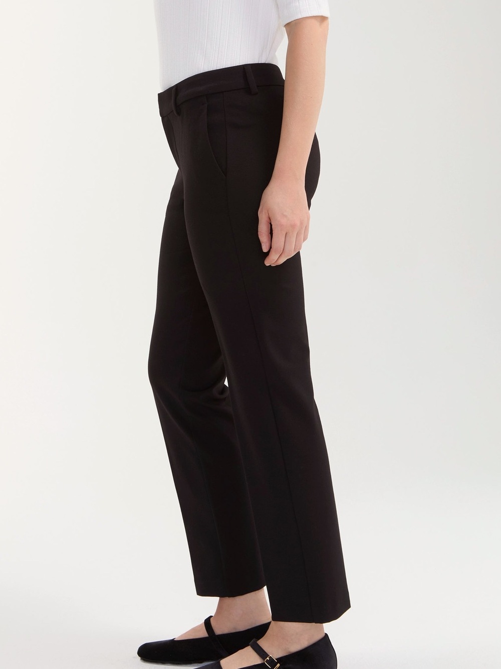 Liverpool Los Angeles Kelsey Hi-Rise Trouser Pants Black Size 14/32